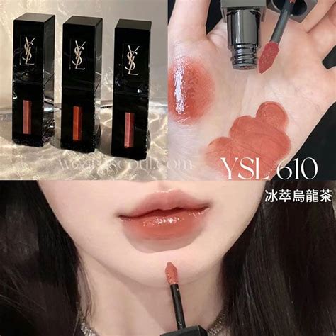 yves saint laurent vinyl cream lip stain 419|ysl 610 lipstick.